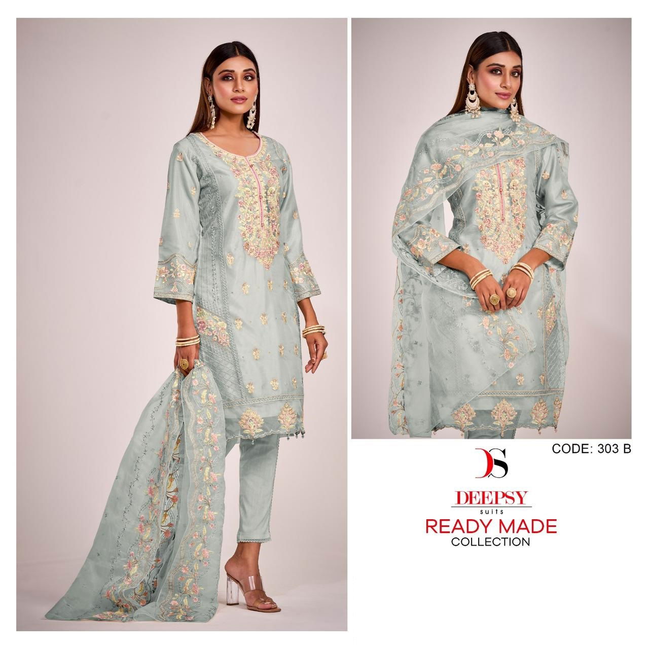 Deepsy 303 Readymade Pakistani Suits Catalog